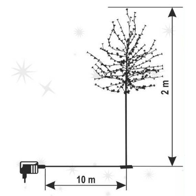 LED-es cseresznyefa dekoráció - CBT 320